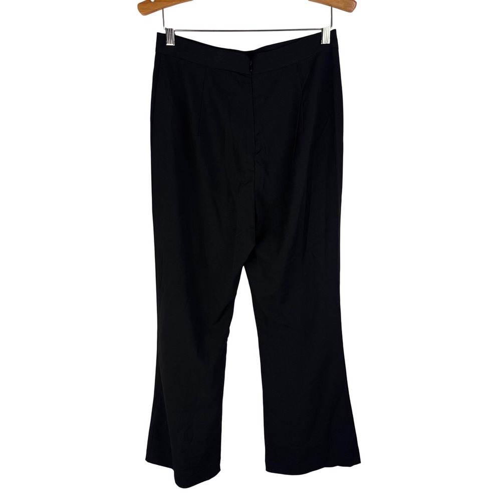 Bardot Black Wide Leg Pull On Pants Elastic Waist Women's Large - Picture 6 of 14